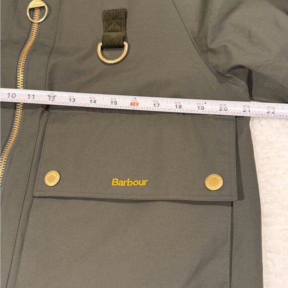 Barbour Nora Utility Jacket - Olive - Size 6 - NWT - Picture 6 of 7